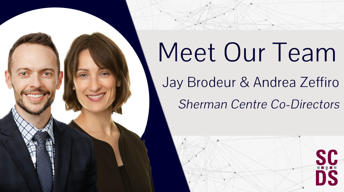 Meet our team: Jay Brodeur and Andrea Zeffiro, SCDS Co-Directors