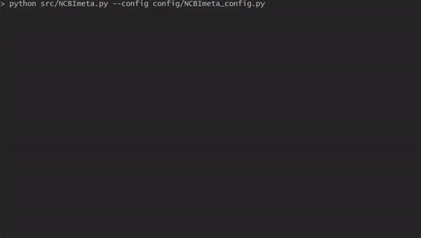 GIF that shows computer code moving down a black screen