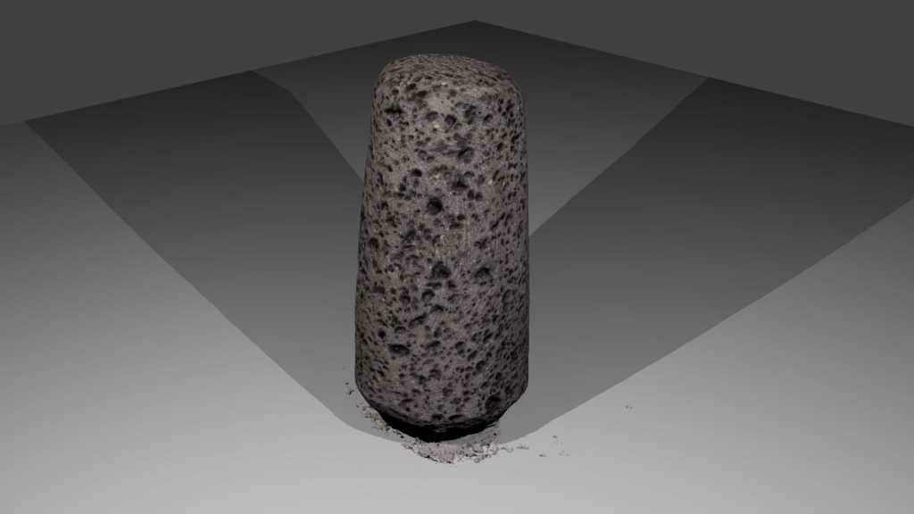 Rendered image that can be used to print a 3D temolote.