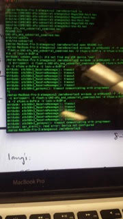 Code on a laptop screen