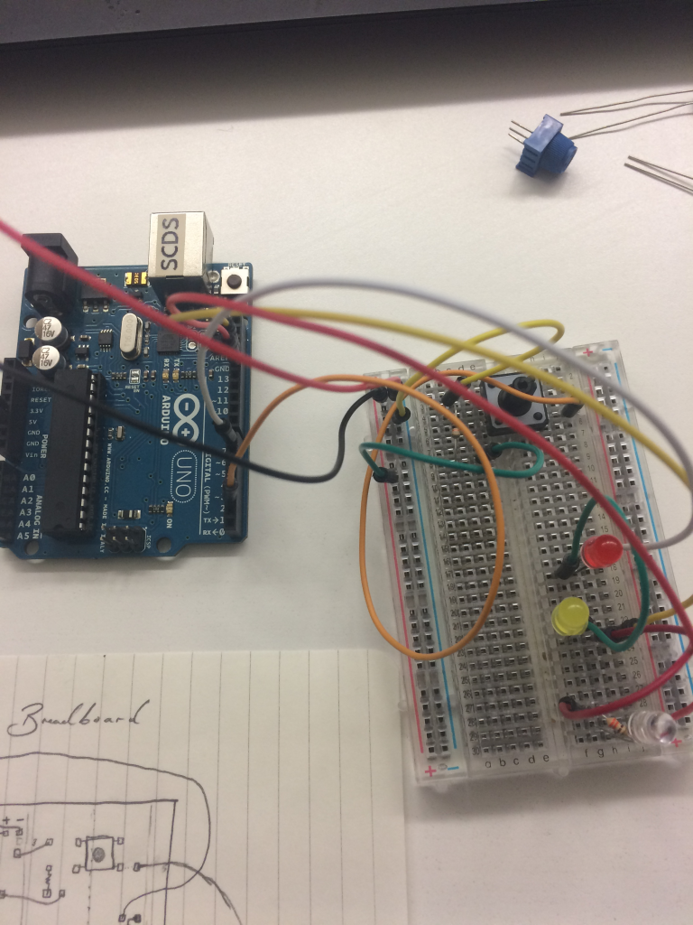 Rachel's Arduino device.